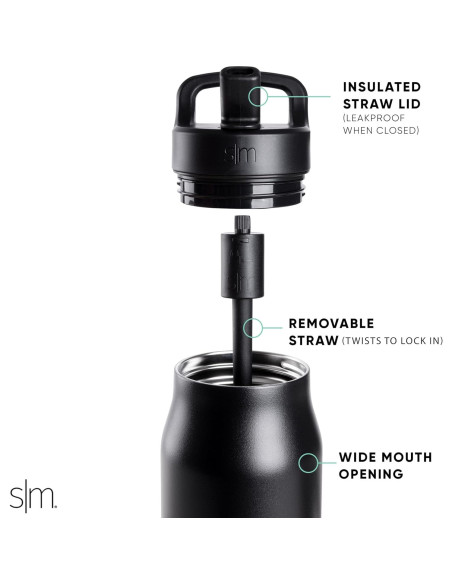 Botella de Agua Simple Modern Mesa 34oz Acero Inoxidable