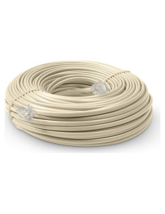 Cordón Telefónico THE CIMPLE CO 30,48 m Marfil 2 Conductores