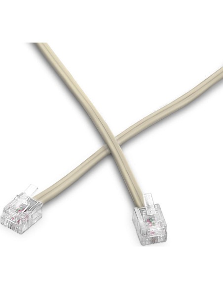 Cordón Telefónico THE CIMPLE CO 30,48 m Marfil 2 Conductores