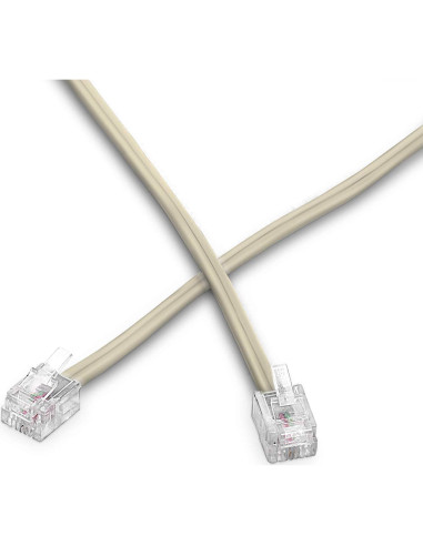 Cordón Telefónico THE CIMPLE CO 30,48 m Marfil 2 Conductores