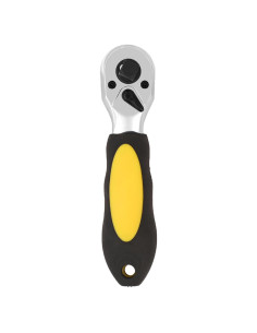 Llave de Carraca Muloo Doble Cabeza 72 Dientes Amarillo