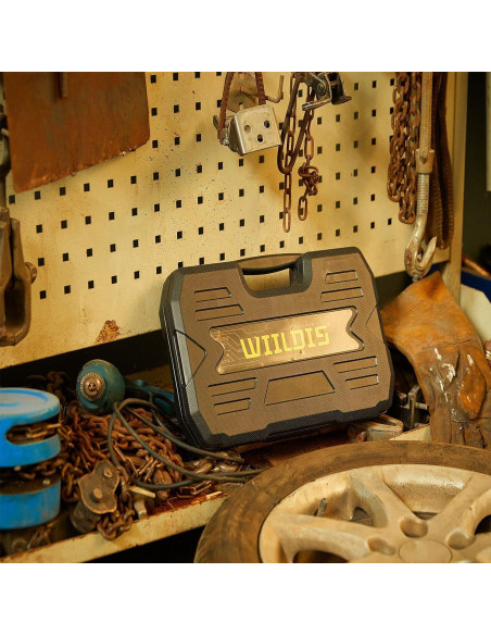 Juego de Enchufes de Impacto WIILDIS 33 Piezas CR-V