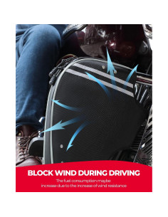 Chaps Bajos Suaves KEMIMOTO para Motocicletas Touring 1980-2025 2