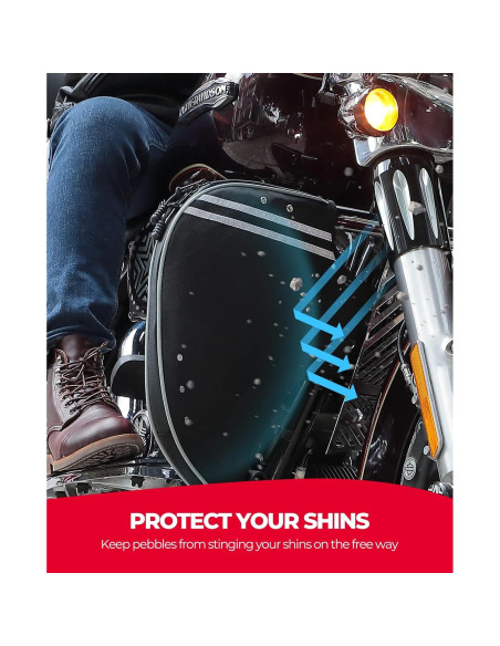 Chaps Bajos Suaves KEMIMOTO para Motocicletas Touring 1980-2025