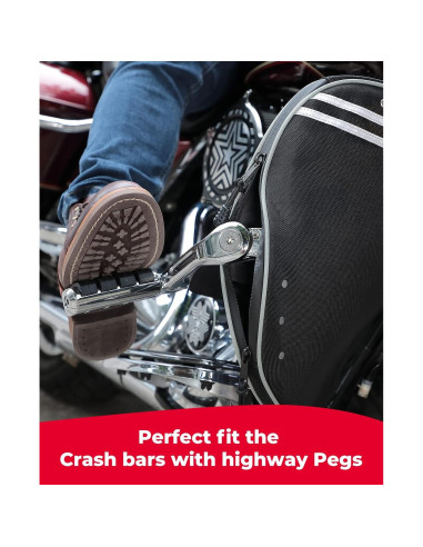 Chaps Bajos Suaves KEMIMOTO para Motocicletas Touring 1980-2025