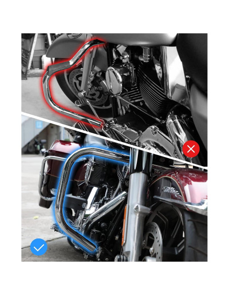 Chaps Bajos Suaves KEMIMOTO para Motocicletas Touring 1980-2025