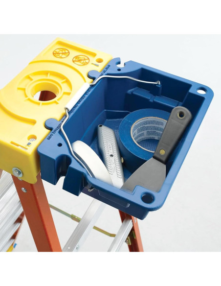 Cubo de Escalera SZHY-LINK AC52-UB con Soporte de Herramientas