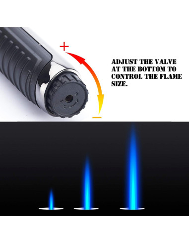 Encendedor Butano Yeuligo K7-TH Largo Ajustable 19.3 cm