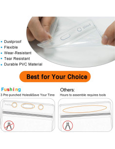 Sujetadores de Plástico Fushing 100 Pcs para Identificación 2