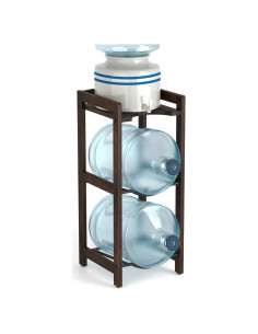 Soporte de madera LASIDO para jarras de agua 5 galones 31 cm