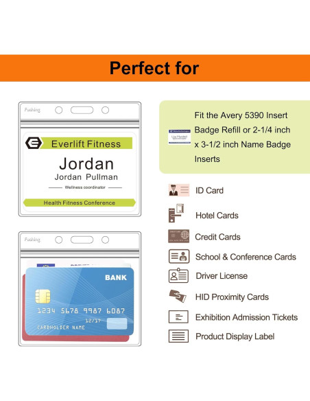 Sujetadores de Plástico Fushing 100 Pcs para Identificación