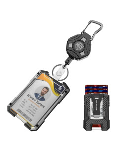 Soporte Retráctil Oaridey para Identificación 5 Tarjetas