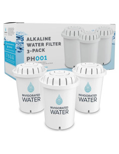 Filtro de Agua Alcalino Invigorated PH001 - 3 Pack