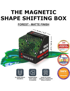 Cubo Antiestrés Shashibo Fun in Motion - 36 Imanes - Bosque 2