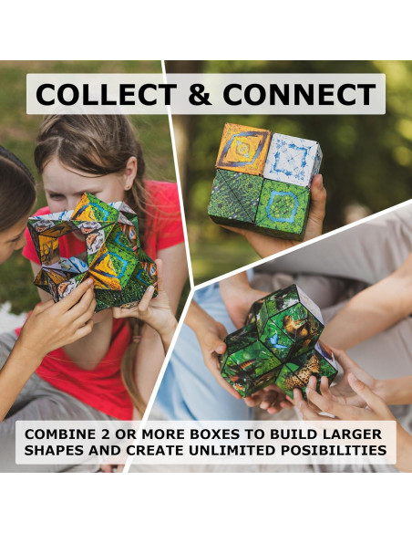 Cubo Antiestrés Shashibo Fun in Motion - 36 Imanes - Bosque Cubo Antiestrés Shashibo Fun in Motion - 36 Imanes - Bosque