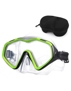 Máscara de Snorkel Body+ Verde Transparente Antivaho 180