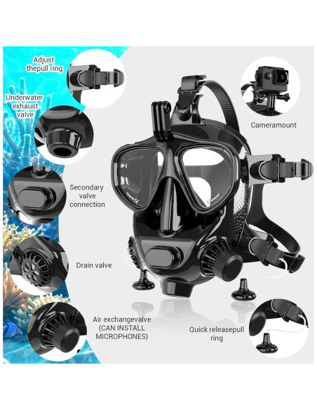 Máscara de Buceo Completa SMACO Modelo smacosports 180