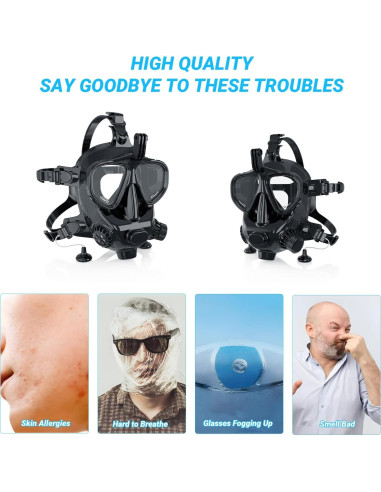 Máscara de Buceo Completa SMACO Modelo smacosports 180