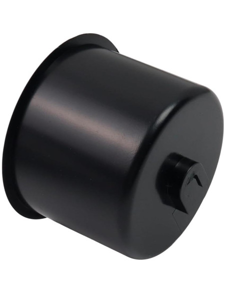 Soporte para Vaso Dnyta 4 Piezas Negro 9.65x9.65x7.62 cm