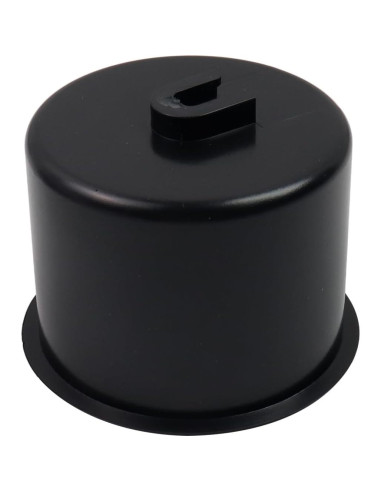 Soporte para Vaso Dnyta 4 Piezas Negro 9.65x9.65x7.62 cm