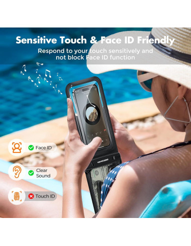 Funda Impermeable UNBREAKcable IPX8 2-Pack para iPhone 15/16