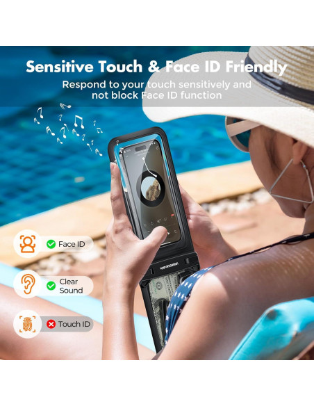 Funda Impermeable UNBREAKcable IPX8 2-Pack para iPhone 15/16 Funda Impermeable UNBREAKcable IPX8 2-Pack para iPhone 15/16