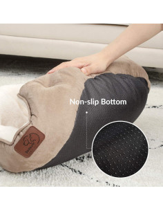 Cama para perros Bedsure redonda 50,8 cm antideslizante 2