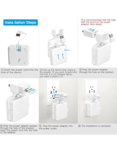 Soporte de Carga SwitchBot Hub Mini - Incluye Enchufe y Cable