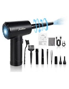 Soplador de Aire Aoutrow EE-33 3 Velocidades 4 Boquillas