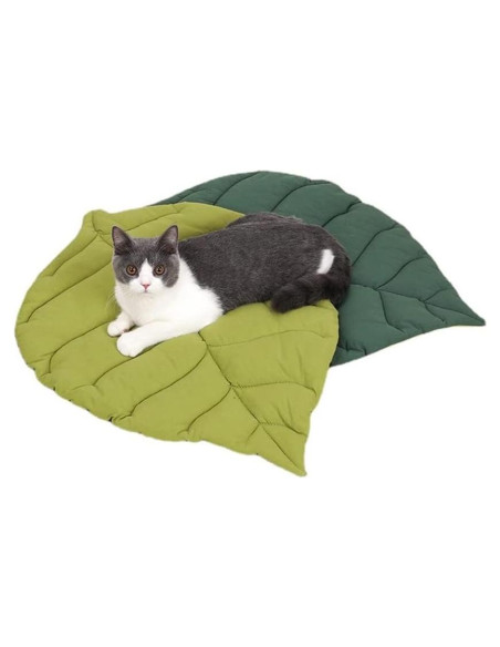 Cama para Gato SSDHUA Hoja Doble Cara Cálida y Suave