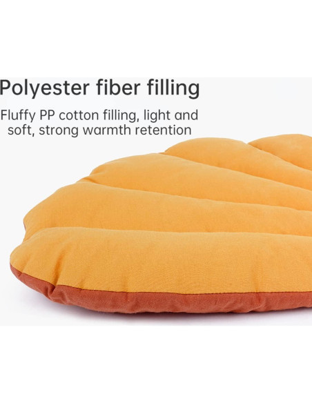 Cama para Gato SSDHUA Hoja Doble Cara Cálida y Suave