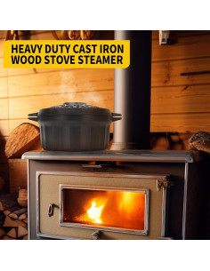 Humidificador de Estufa 1MORE Hierro Fundido 2.37L Negro 2