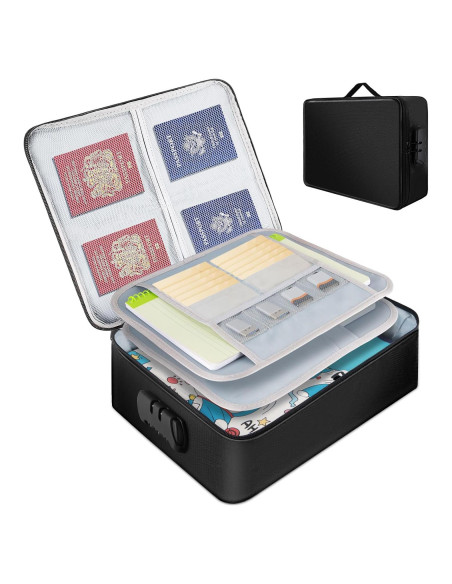 Bolsa de Documentos a Prueba de Fuego GDHSWJ 38x28cm Impermeable