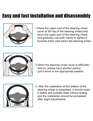 Cubierta de Volante Zpana Beige 38 cm Antideslizante Felpa