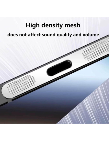 Malla de Altavoz Adhesiva para iPhone 16 Pro Max - 5pcs Malla de Altavoz Adhesiva para iPhone 16 Pro Max - 5pcs