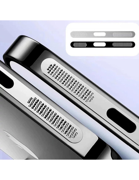 Malla de Altavoz Adhesiva para iPhone 16 Pro Max - 5pcs Malla de Altavoz Adhesiva para iPhone 16 Pro Max - 5pcs