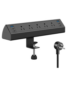 Toma Corriente USB C Jgstkcity 40W 6 Puertos Montaje Escritorio