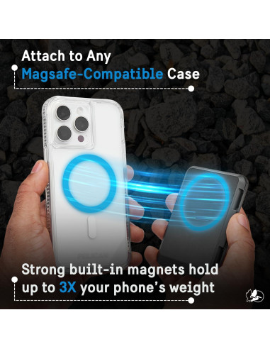 Billetera Pelican MagSafe para iPhone 16/15/14/13/12 - Negro