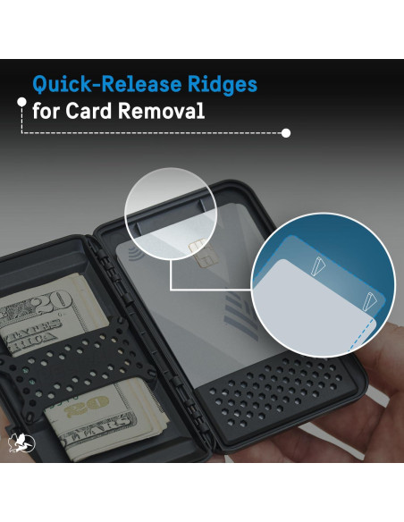 Billetera Pelican MagSafe para iPhone 16/15/14/13/12 - Negro