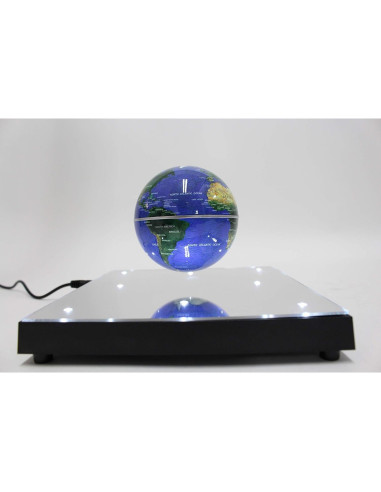 Globo Flotante PowerTRC 8.89 cm con LED y Base Espejada