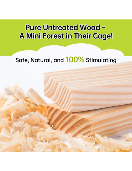 Juguete de Escalada de Madera QYILUARE Mediano para Ratas Juguete de Escalada de Madera QYILUARE Mediano para Ratas
