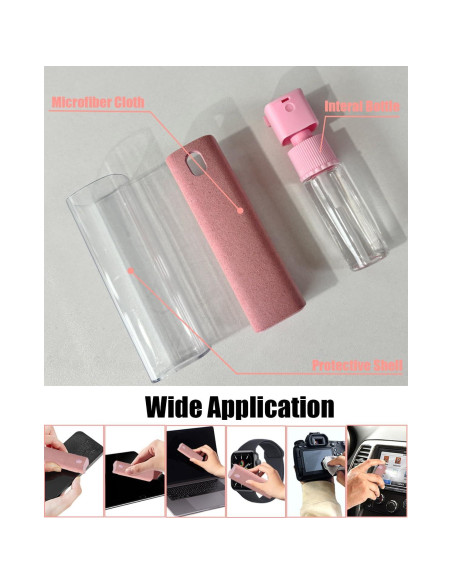 Limpiador de Pantalla Mketnymy Rosa 20ml Kit Accesorios