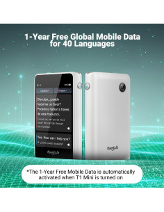 Traductor Mini Timekettle Fluentalk T1 40 Idiomas Blanco 2