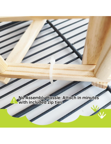 Juguete de Escalada de Madera QYILUARE Mediano para Ratas