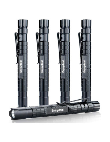 Linterna LED Enjoydeal 1000LM Impermeable 5PCS Boligrafo