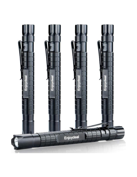 Linterna LED Enjoydeal 1000LM Impermeable 5PCS Boligrafo