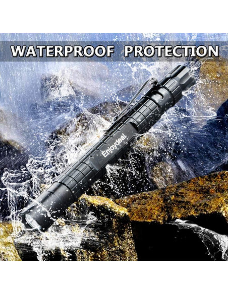Linterna LED Enjoydeal 1000LM Impermeable 5PCS Boligrafo