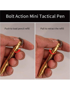 Bolígrafo Táctico MecArmy TPX8 Cobre con Llavero D 2