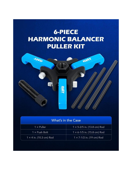 Extractor de Amortiguador Armónico Orion Motor Tech 3 Garras