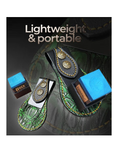 Soportes de Tiza Magnéticos Tai Ba Cues con Estuche y Accesorios 2